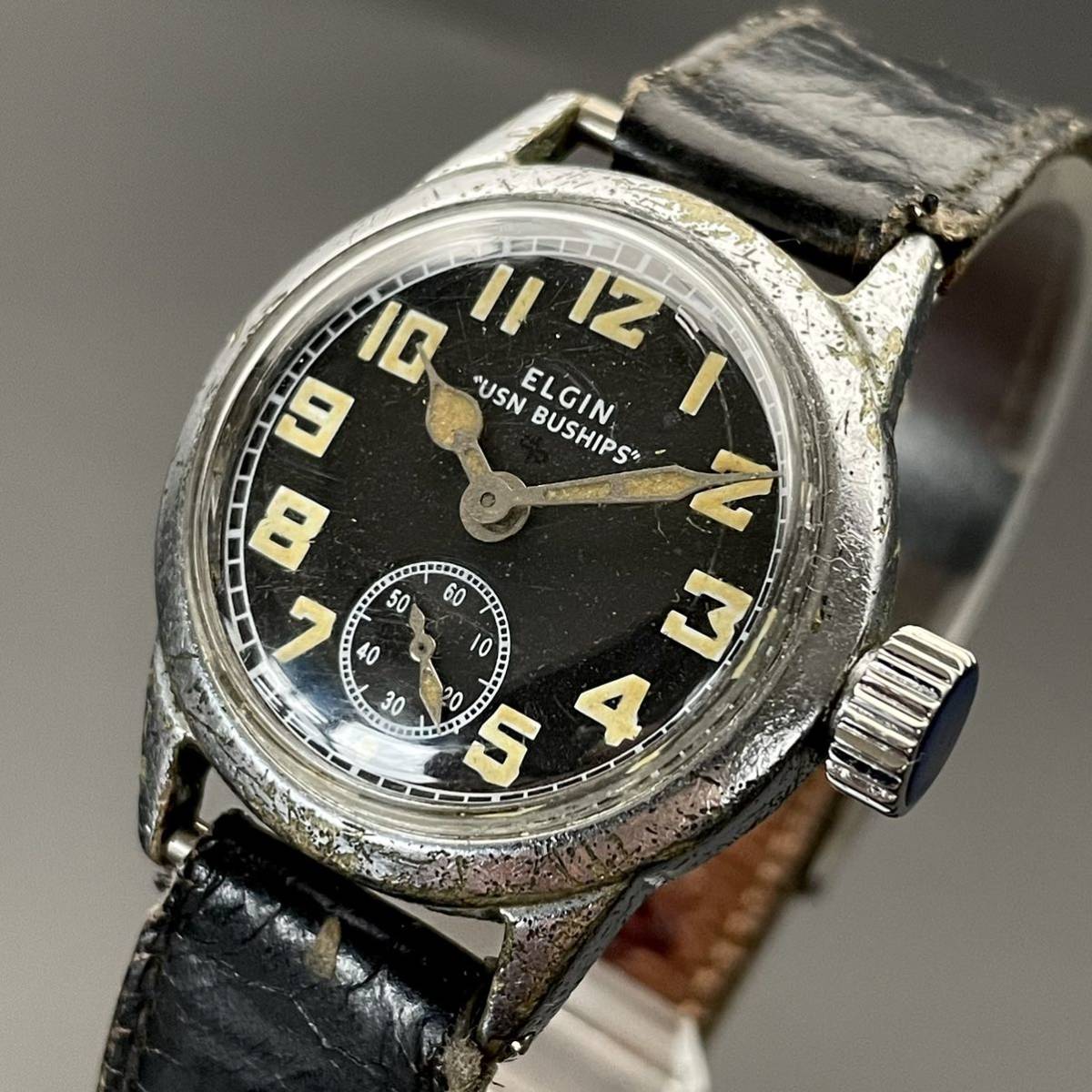 ELGIN エルジン ミリタリー TYPE A-11 ミリタリーウォッチ 腕時計 手 