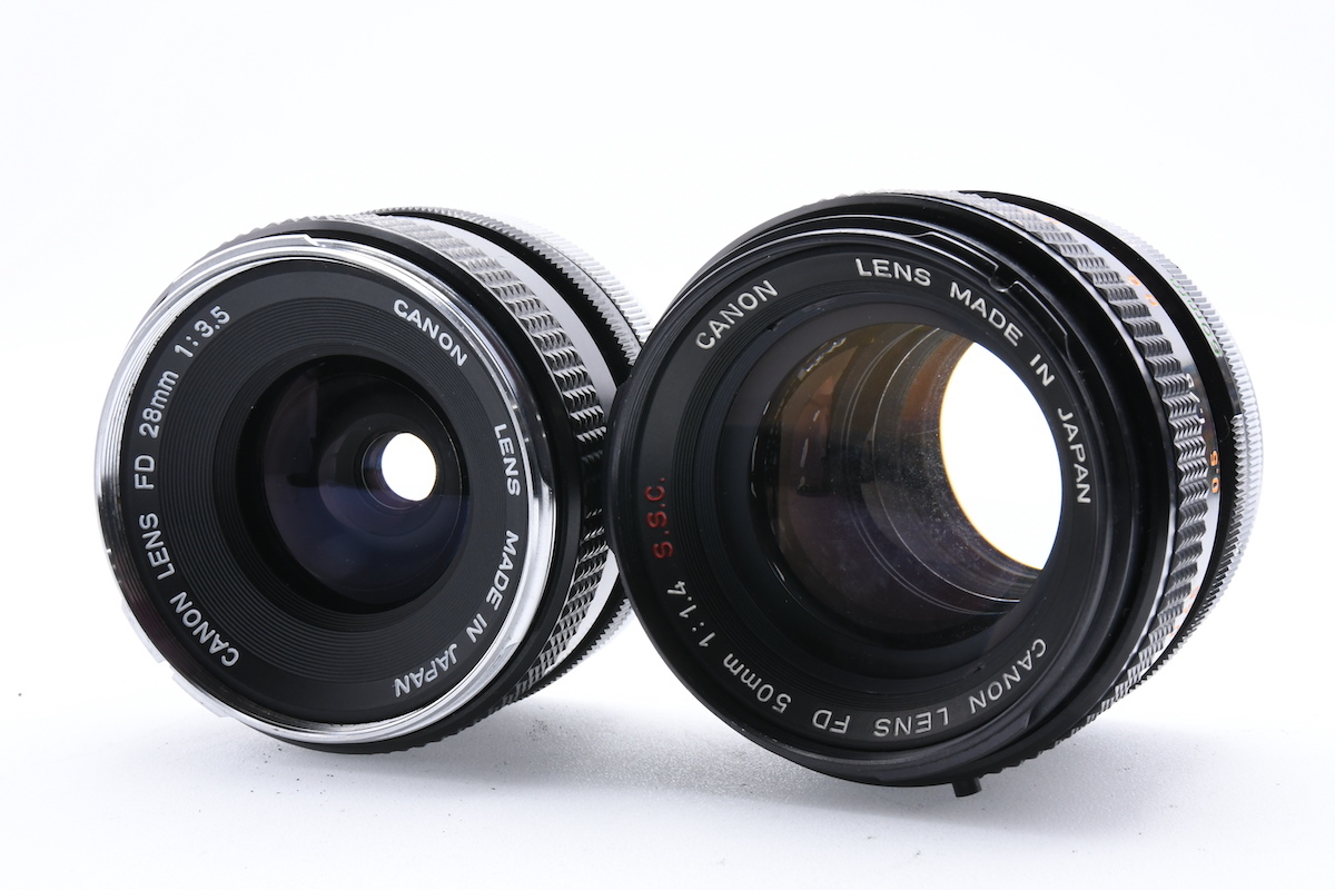 Canon FTb 前期 + FD 50mm F1.4 S.S.C + 28mm F3.5 キヤノン フィルムカメラ MF一眼レフ FD Canon 50mm On Mirrorless キヤノンカメラミュージアム