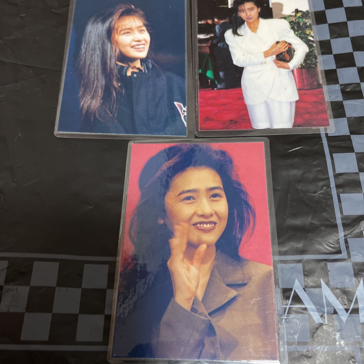 工藤静香 両面ラミネートカード 工藤静香ラミネートカード レア 送料込 