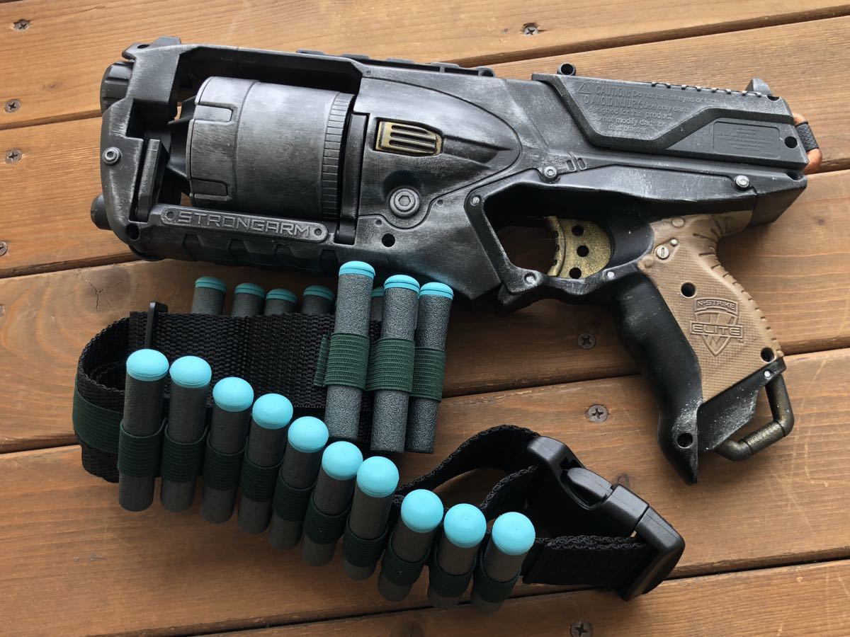 ナーフ NERF ストロングアーム カスタムペイント品 スポンジ銃