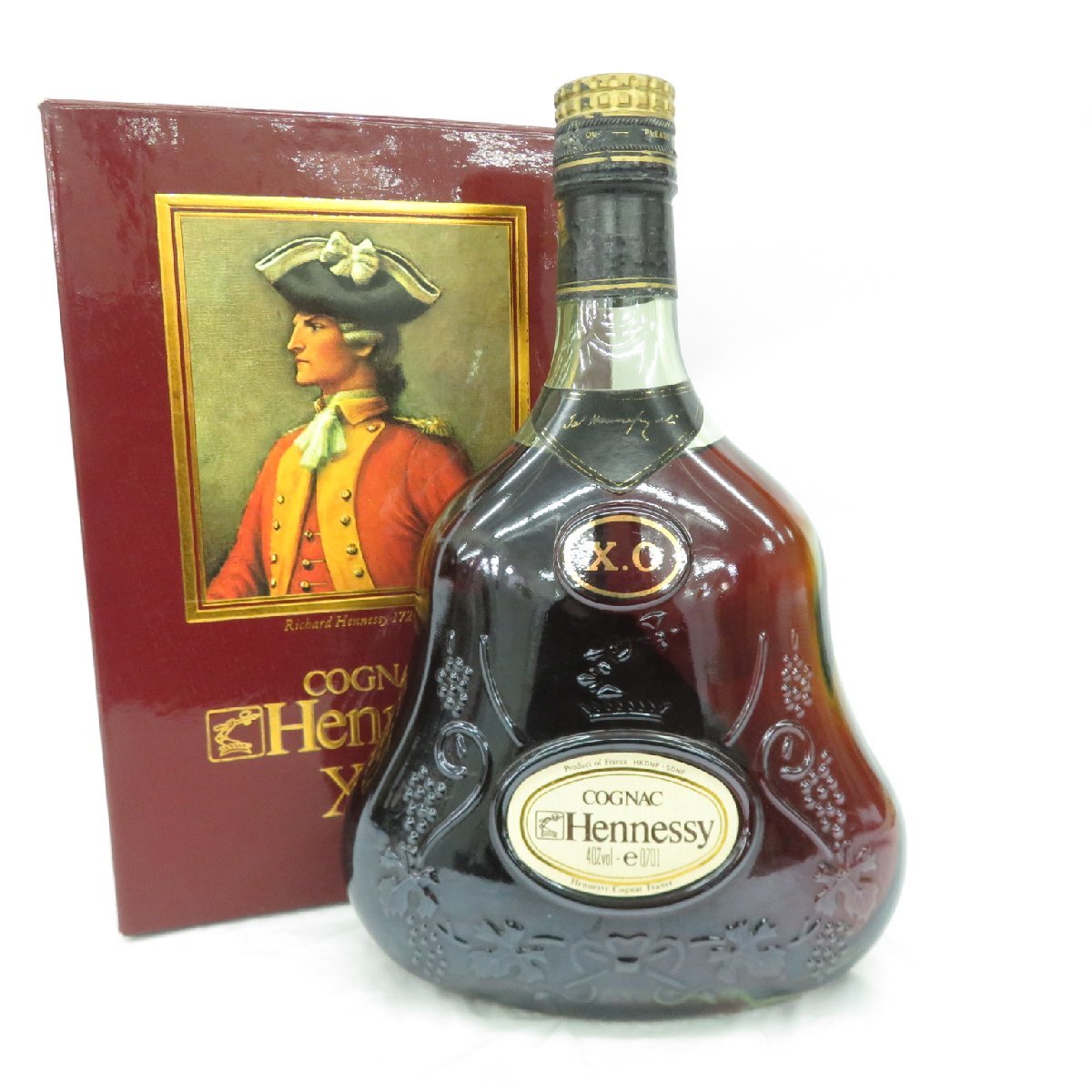 未開栓】Hennessy ヘネシー XO 金キャップ グリーンボトル ブランデー