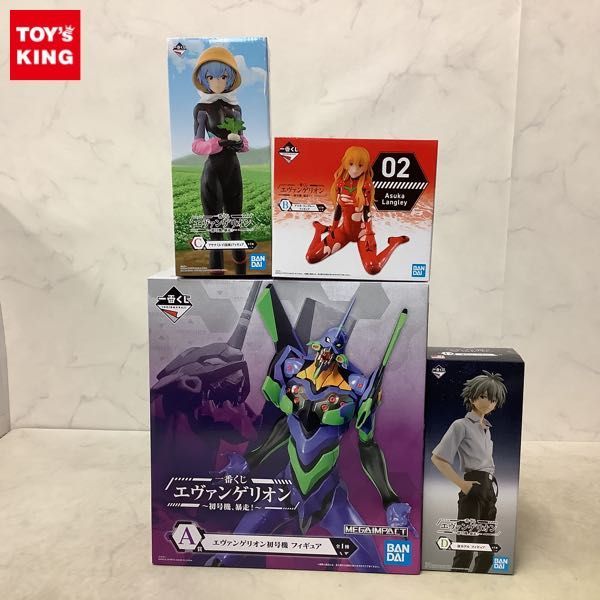1円〜 未開封含 一番くじ エヴァンゲリオン 初号機、暴走！A賞 エヴァンゲリオン初号機 B賞 アスカ・ラングレー 他