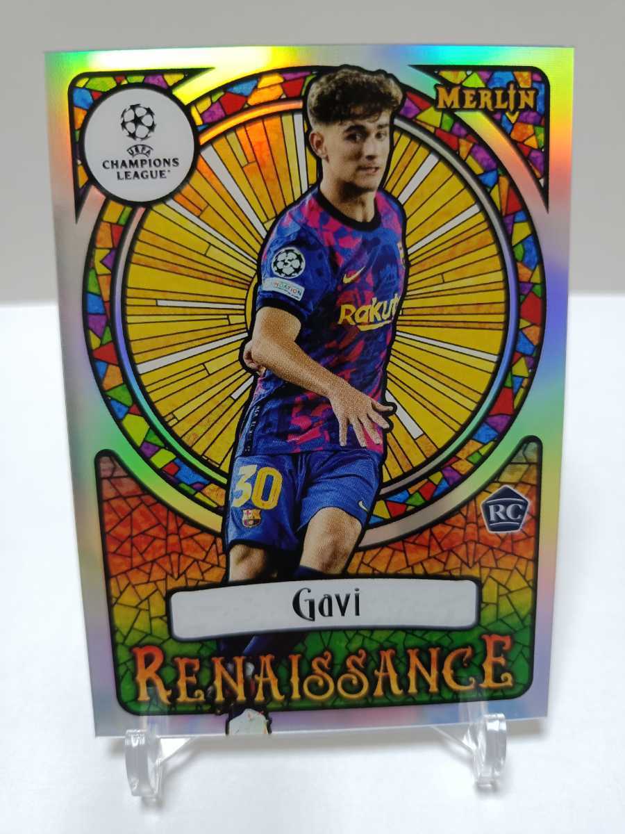 2021-22 Topps Chrome Merlin UEFA GAVI （ガビ）RC Renaissance