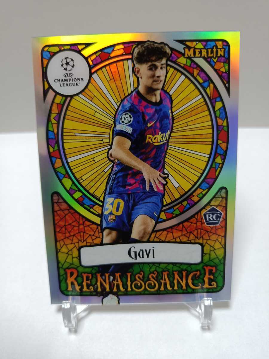 2021-22 Topps Chrome Merlin UEFA GAVI （ガビ）RC Renaissance
