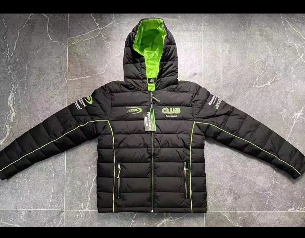 （DS）新品 kawasaki カワサキ ジャケット 刺繍綿入バイクジャケット S
