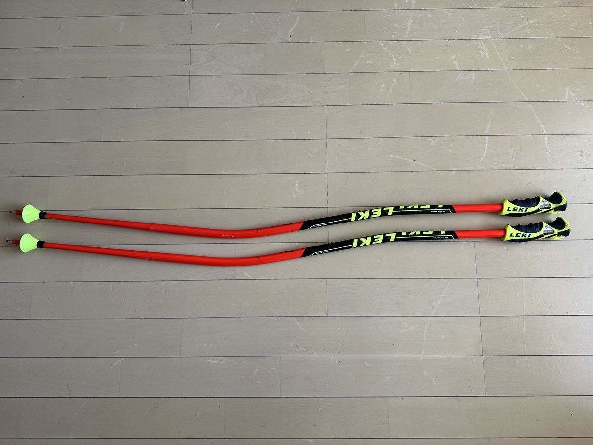 LEKI レキ/115cm/ WORLDCUP LITE AIRFOIL スキーポール ストック