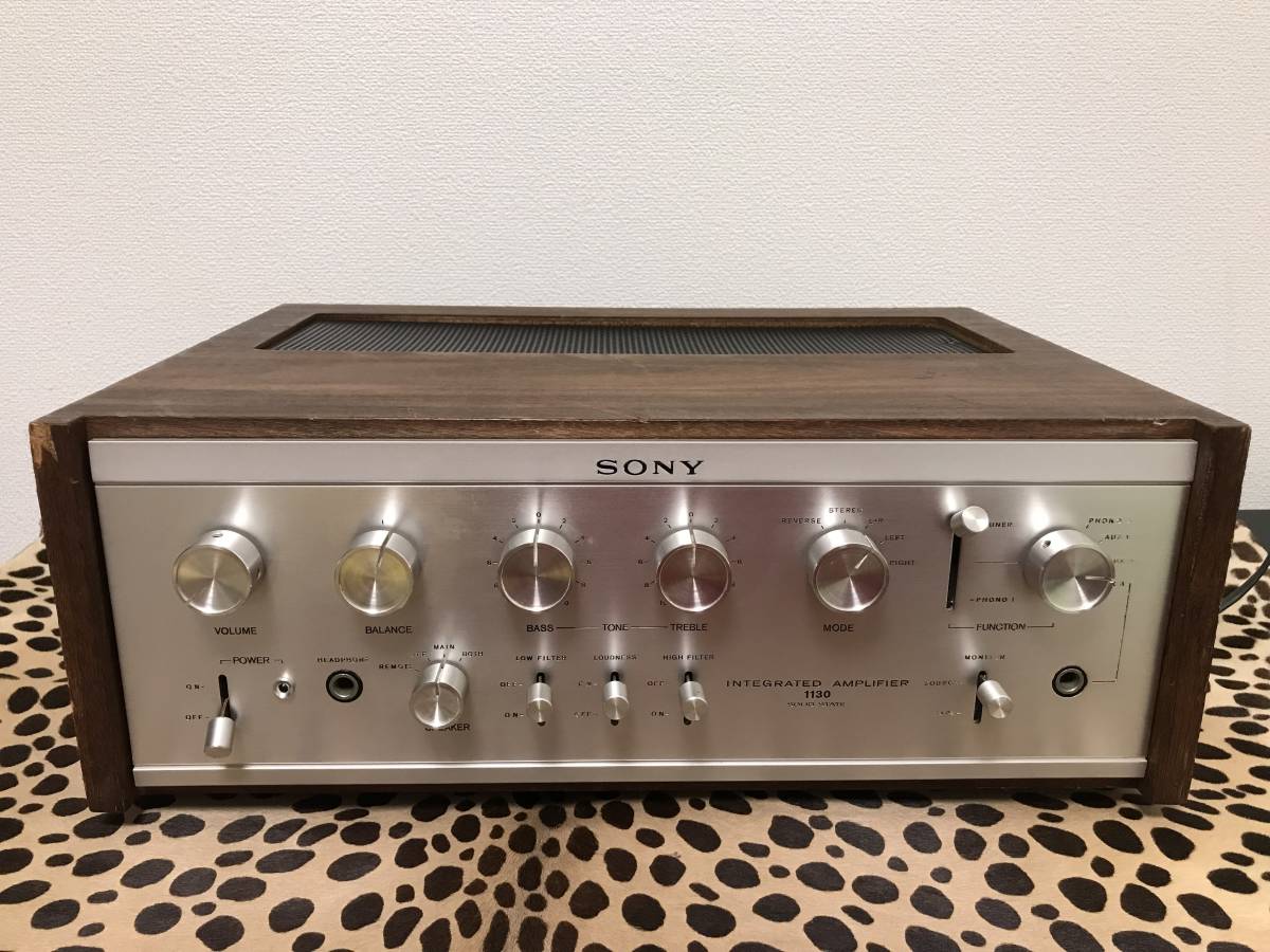 SONY ソニー TA-1130 プリメインアンプ INTEGRATED STEREO AMPLIFIER