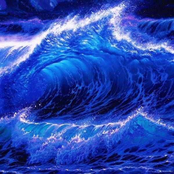 真作】【WISH】ラッセン C.R. Lassen「マウイムーン(L)」ミクスド
