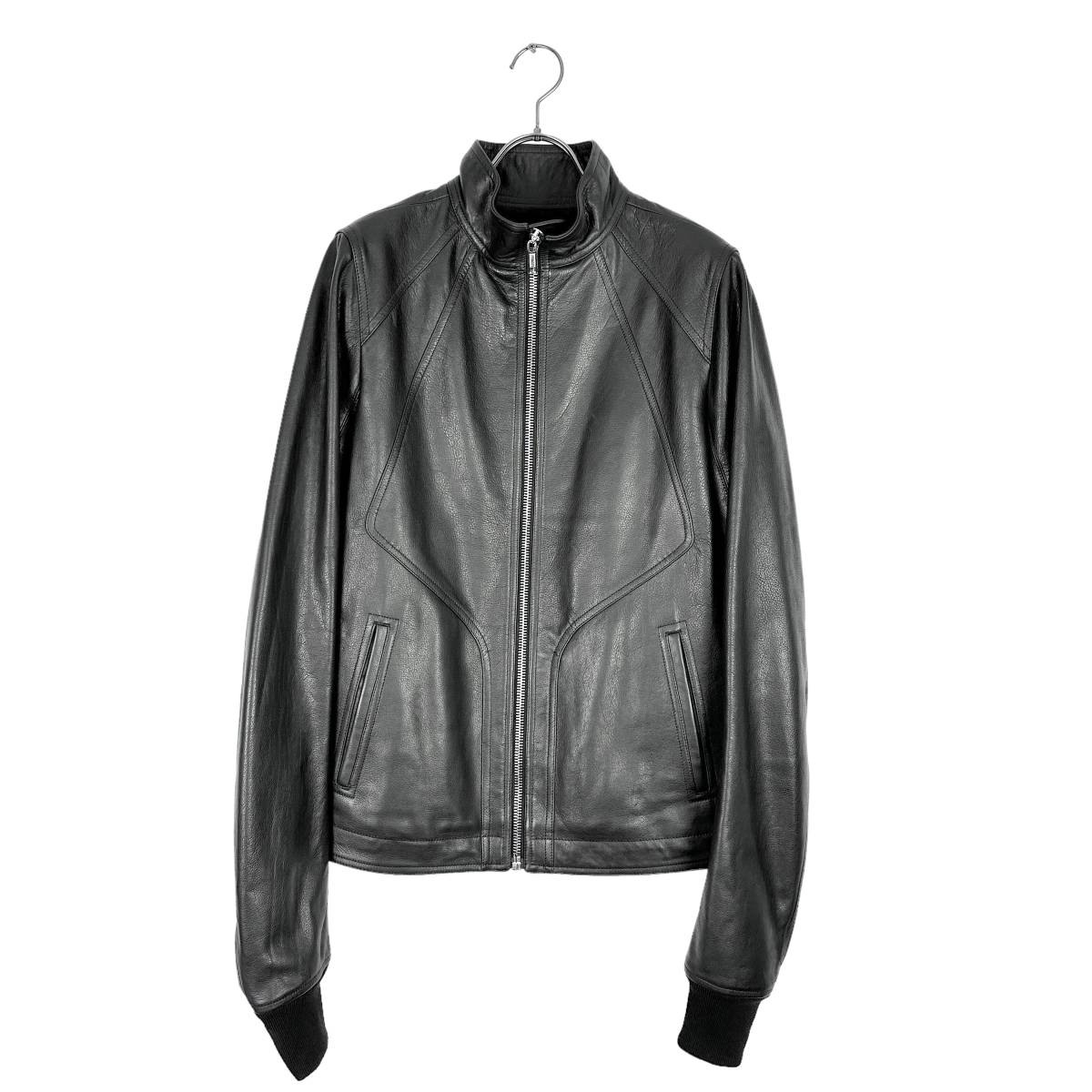 Rick Owens(リックオウエンス) intarsia leather jacket (black) Rick 