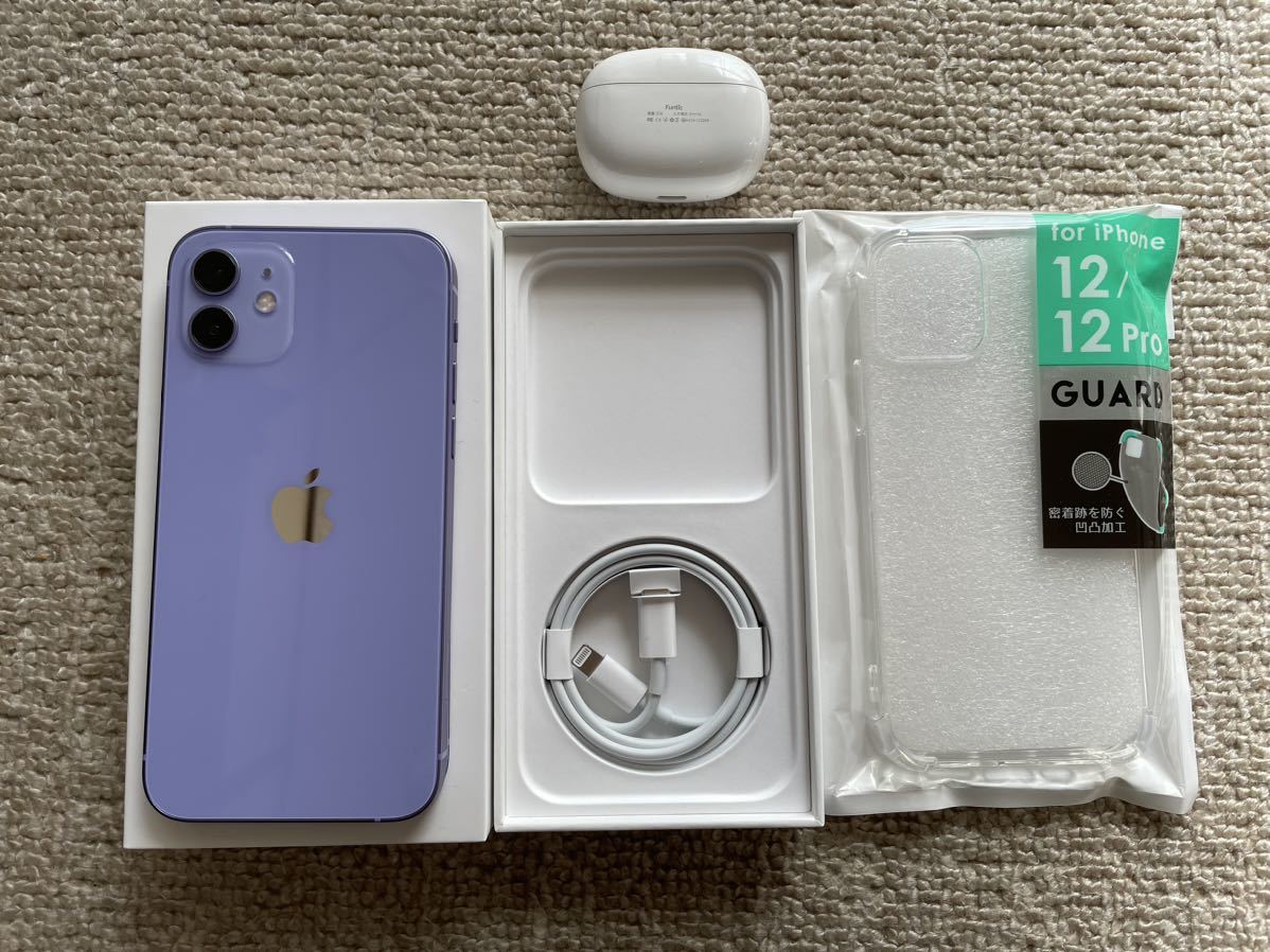 iPhone12 64GB パープル バッテリー100% iPhone 12 Mini 64GB パープル