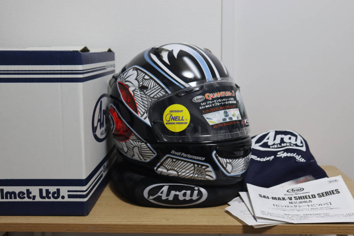 美品】ARAI アライ QUANTUM-J クァンタム J NAKANO ナカノ 中野真矢