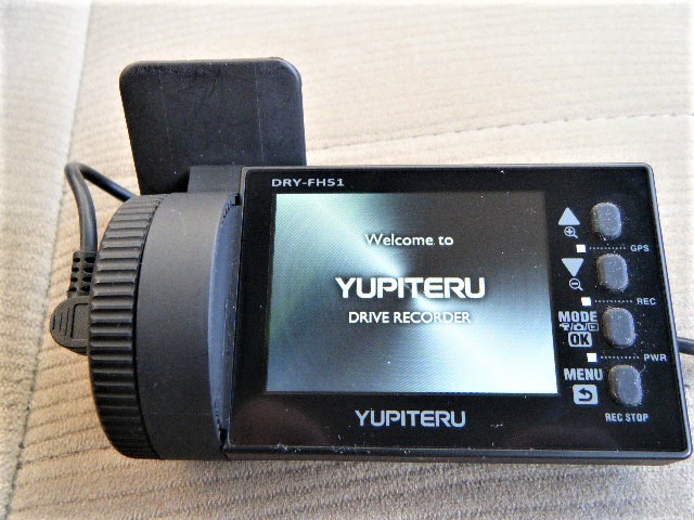 YUPITERU ユピテル　ドライブレコーダー　DRY-FH51　動作確認済み　SDカード付き　