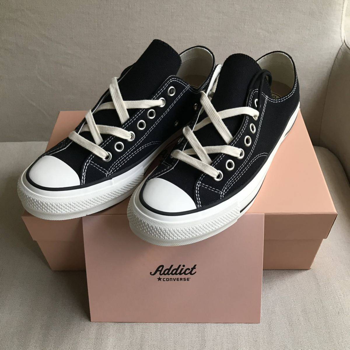 28cm CONVERSE ADDICT CHUCK TAYLOR CANVAS OX BLACK 1CL690 