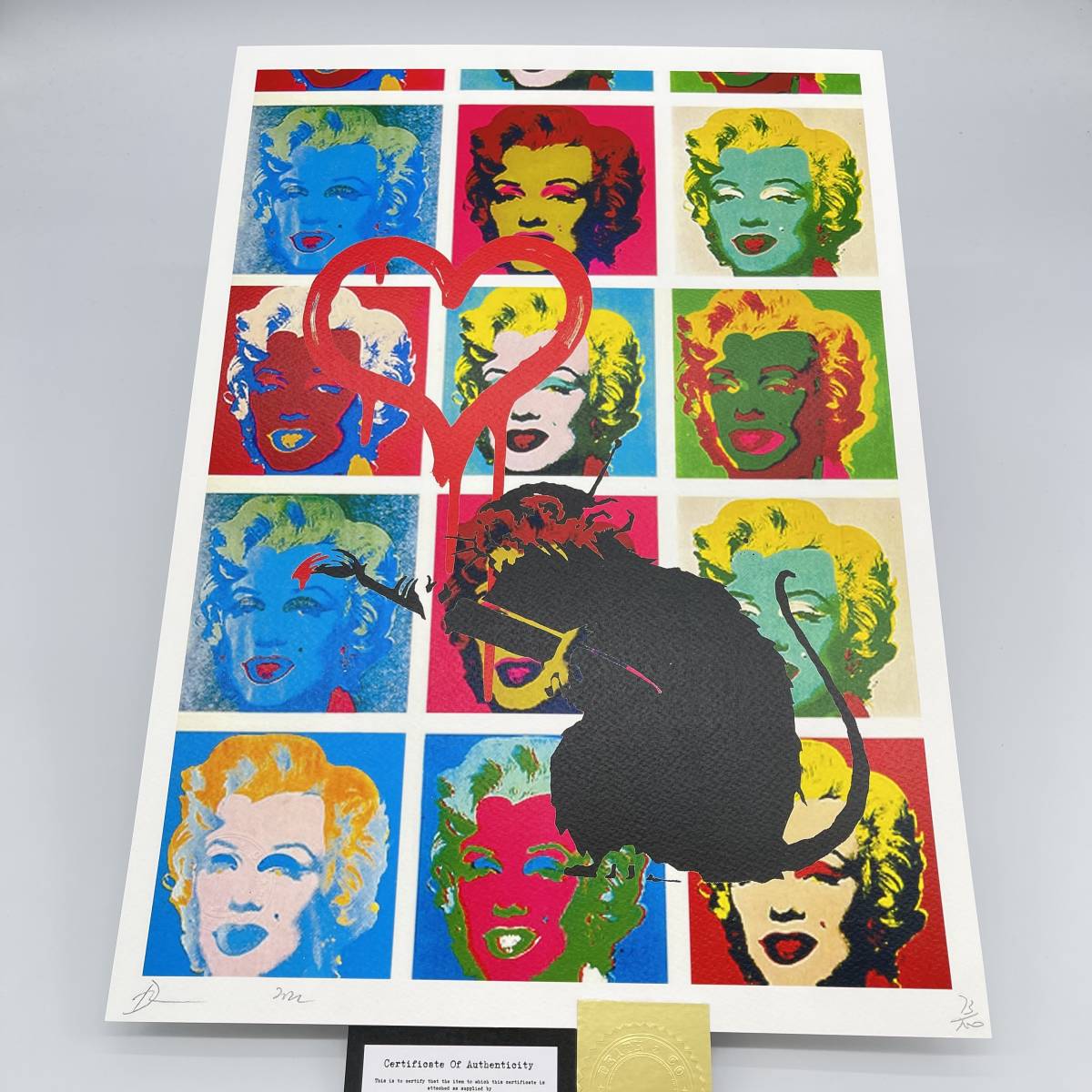 DEATH NYC 世界限定100枚 アートポスター Banksy バンクシー RAT DEATH NYC 世界限定100枚 アートポスター Banksy バンクシー RAT