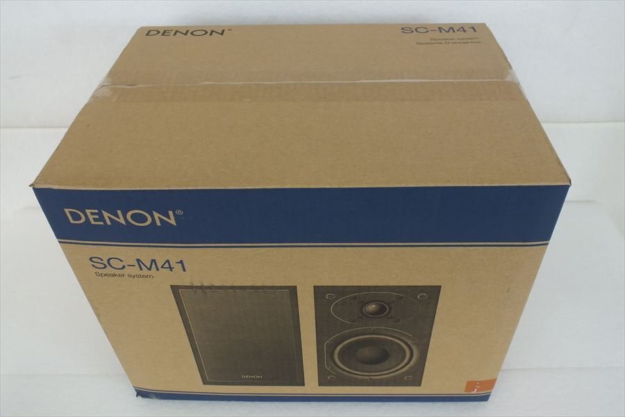 □ DENON デノン SC-M41 スピーカー 元箱付き 未開封 中古 230102M4141