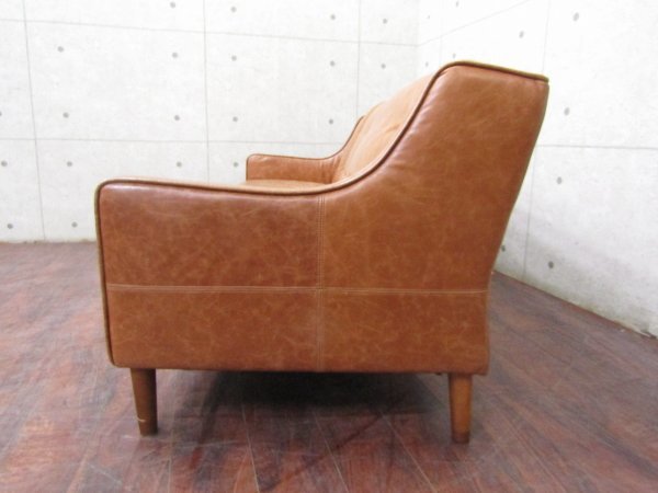 □展示品□unico/ウニコ□高級□CLAD/クラード□茶総革/レザー□北欧