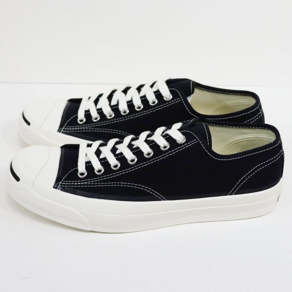 【美品】コンバース Addict ジャックパーセル　27㎝　ブラック　希少 CONVERSE ADDICT (コンバース アディクト) JACK PURCELL CANVAS