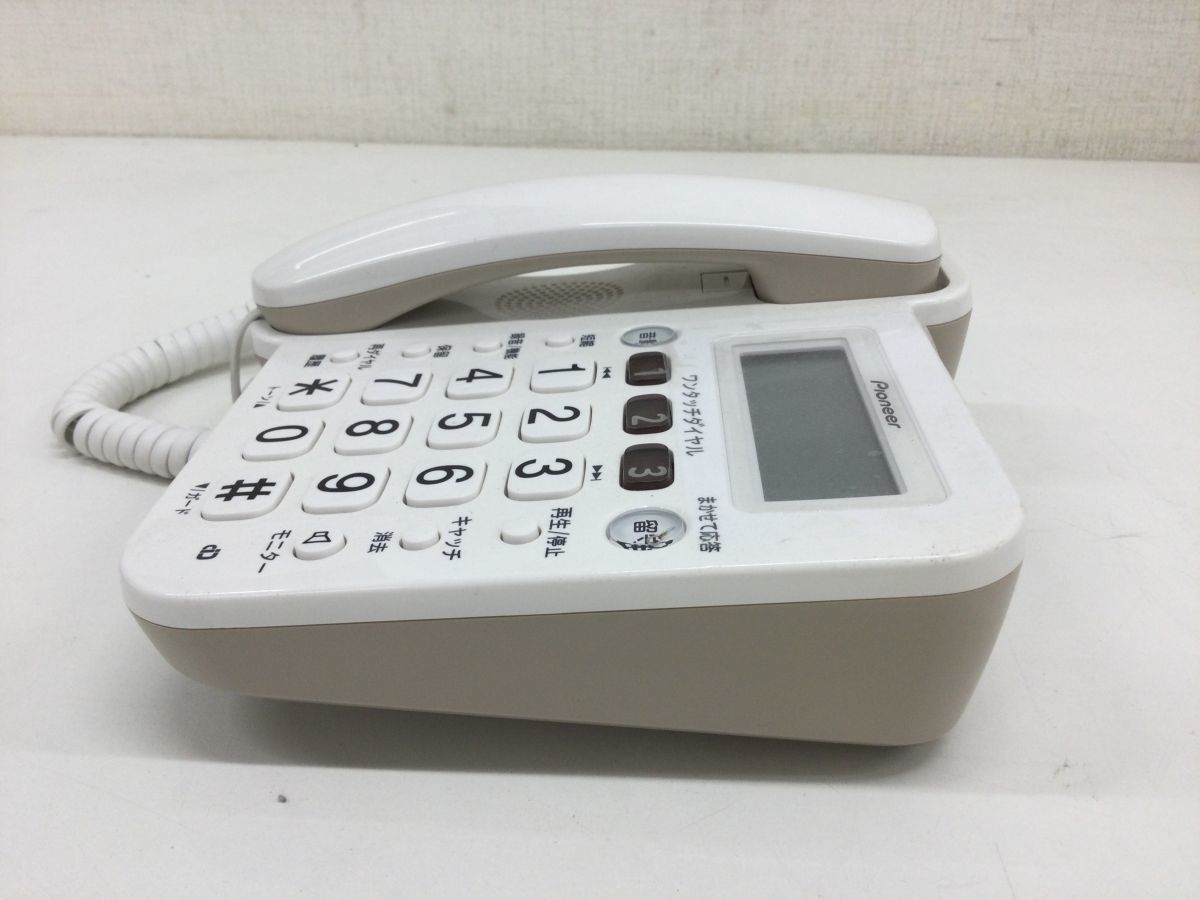 営KZ754-60【取扱説明書付き】Pioneer パイオニア 留守番電話機 