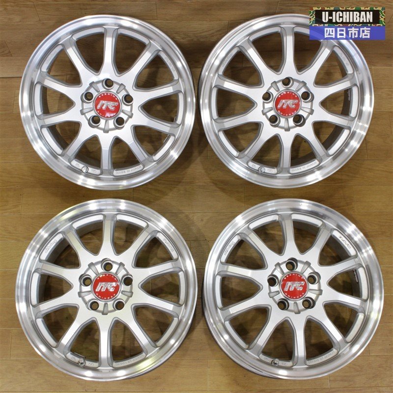 良品 RAYS セブリング ITC エコルト 15インチ×6.0 +45 5H 100 アルミ 