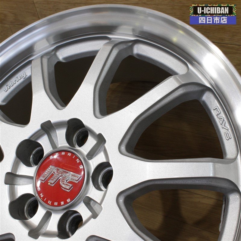 良品 RAYS セブリング ITC エコルト 15インチ×6.0 +45 5H 100 アルミ 