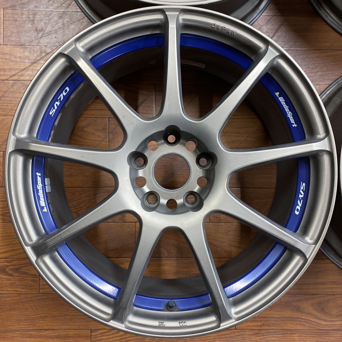 ☆WedsSport SA-70 ブロンズ 中古アルミホイール4本セット☆(5穴 