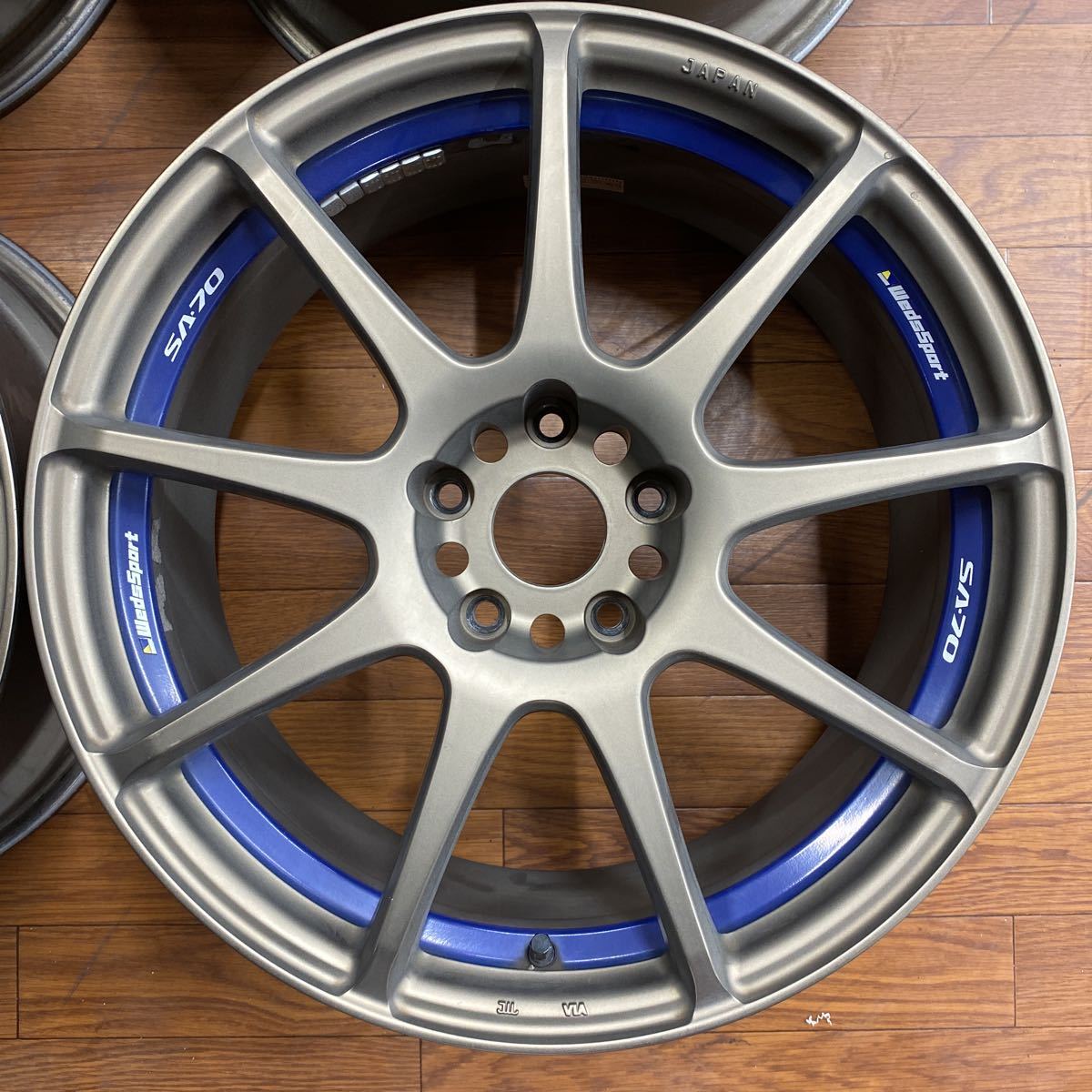 ☆WedsSport SA-70 ブロンズ 中古アルミホイール4本セット☆(5穴 