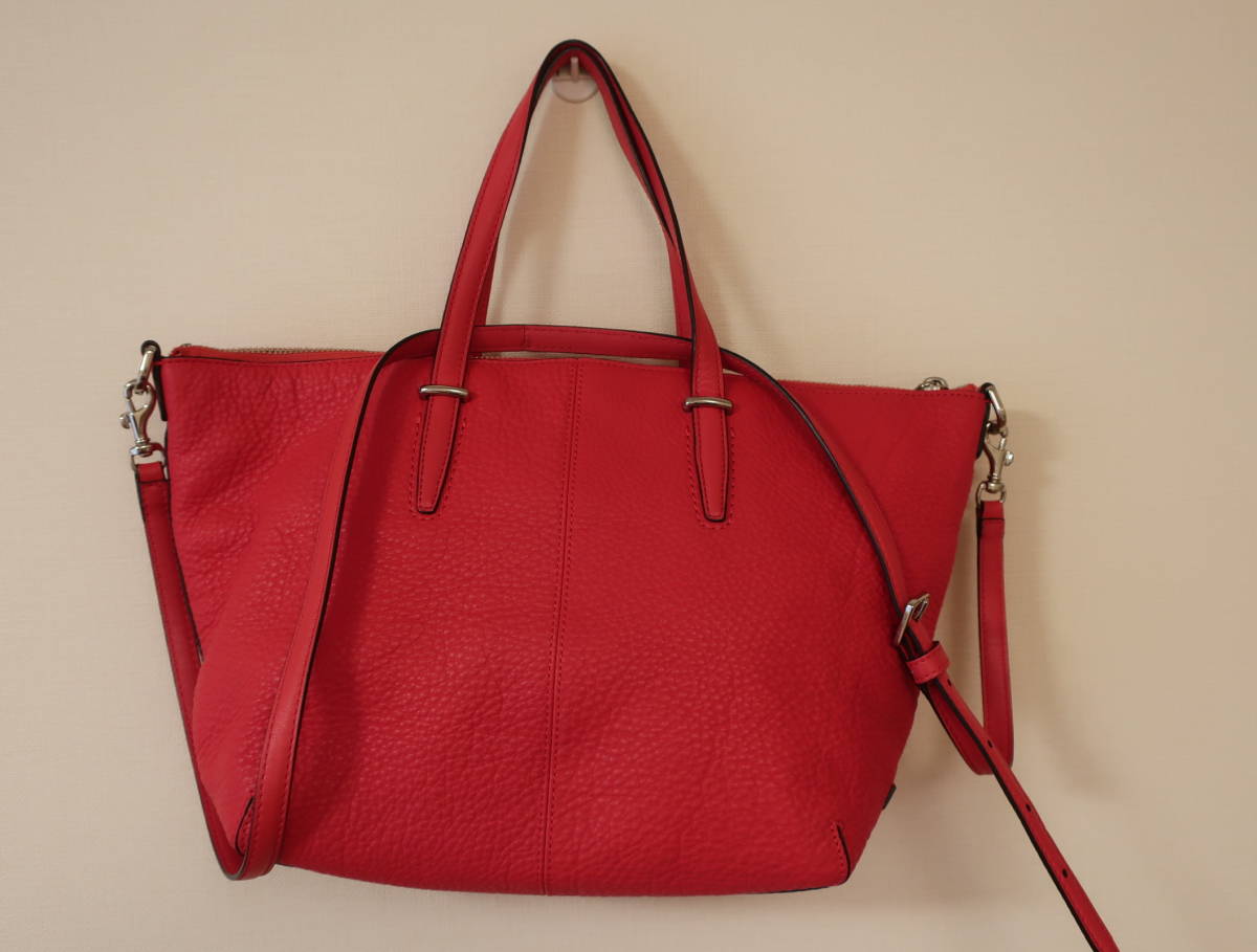 COACH　コーチ ブリーカー ペブルドレザー スモール 2Wayトートバッグ レザー 27926 COACH