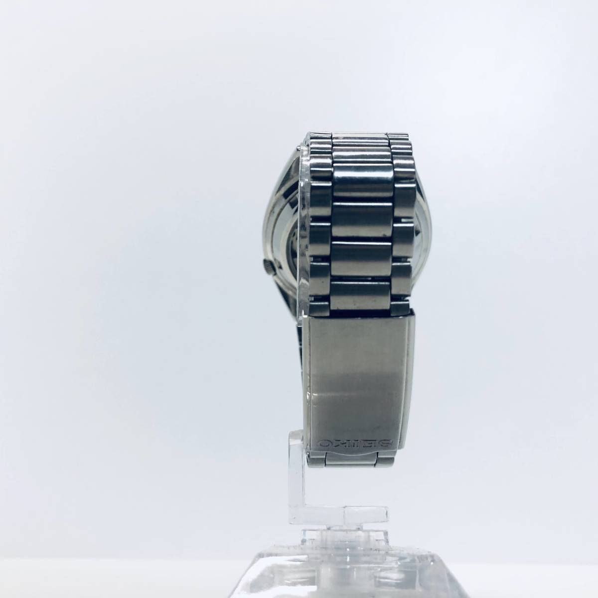 【腕時計】ジャンク SEIKO セイコー5 7S26-0480 自動巻き ネイビー文字盤 裏面スケルトン ※ネコポス全国一律送料260円