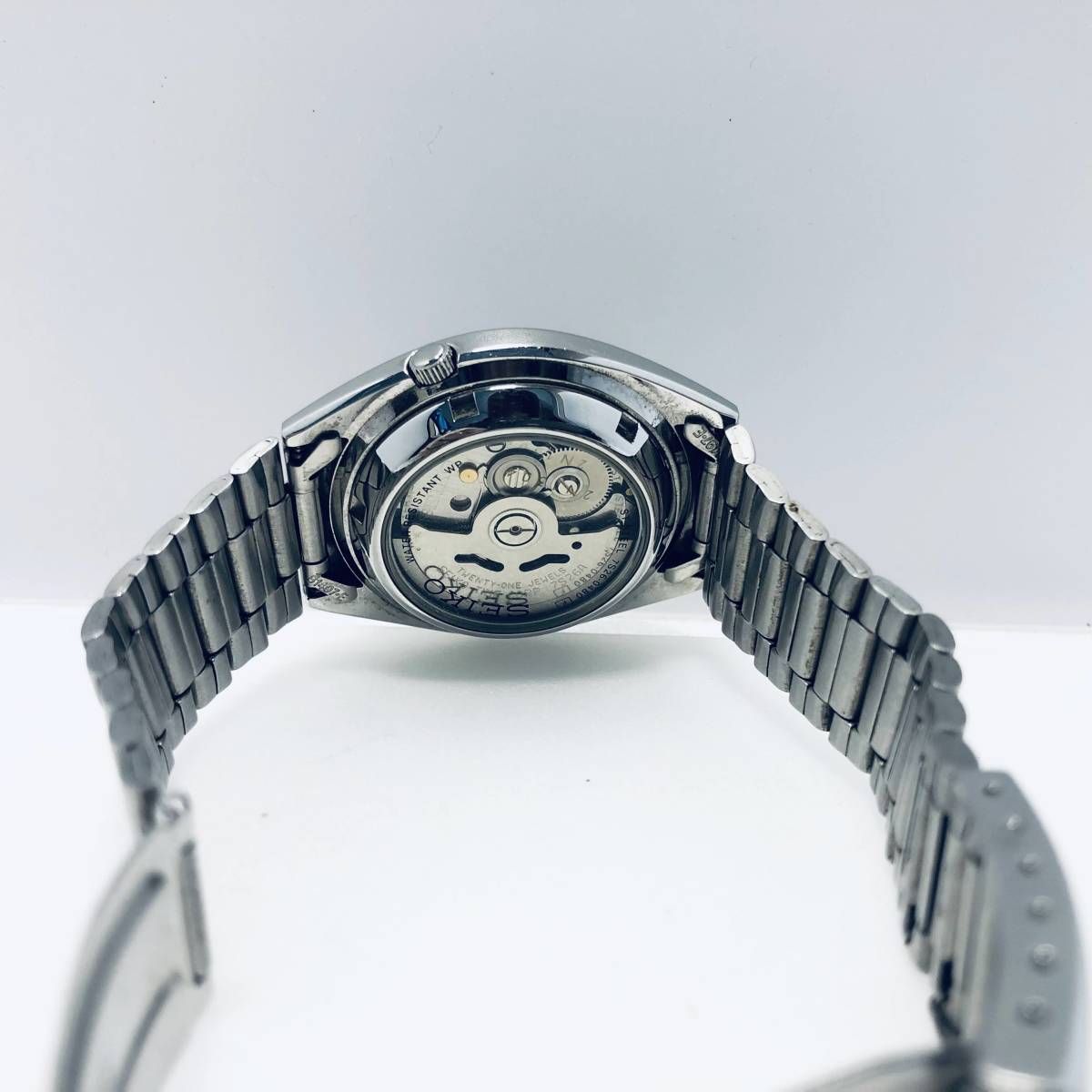 【腕時計】ジャンク SEIKO セイコー5 7S26-0480 自動巻き ネイビー文字盤 裏面スケルトン ※ネコポス全国一律送料260円