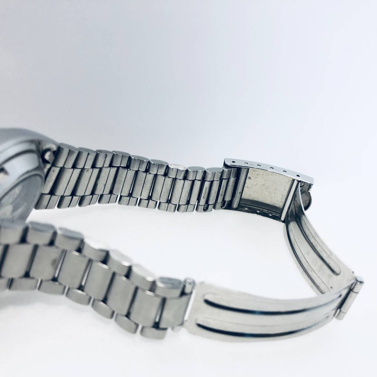 【腕時計】ジャンク SEIKO セイコー5 7S26-0480 自動巻き ネイビー文字盤 裏面スケルトン ※ネコポス全国一律送料260円