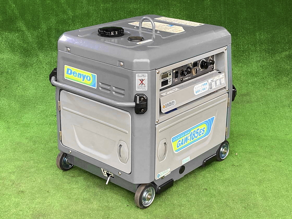 Denyo/デンヨー GAW-185ES エンジン溶接機 インバーター発電機 878時間