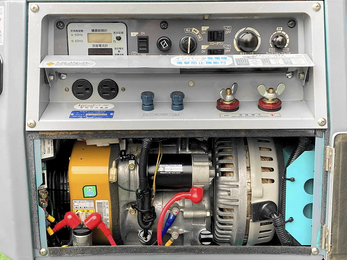 Denyo/デンヨー GAW-185ES エンジン溶接機 インバーター発電機 878時間