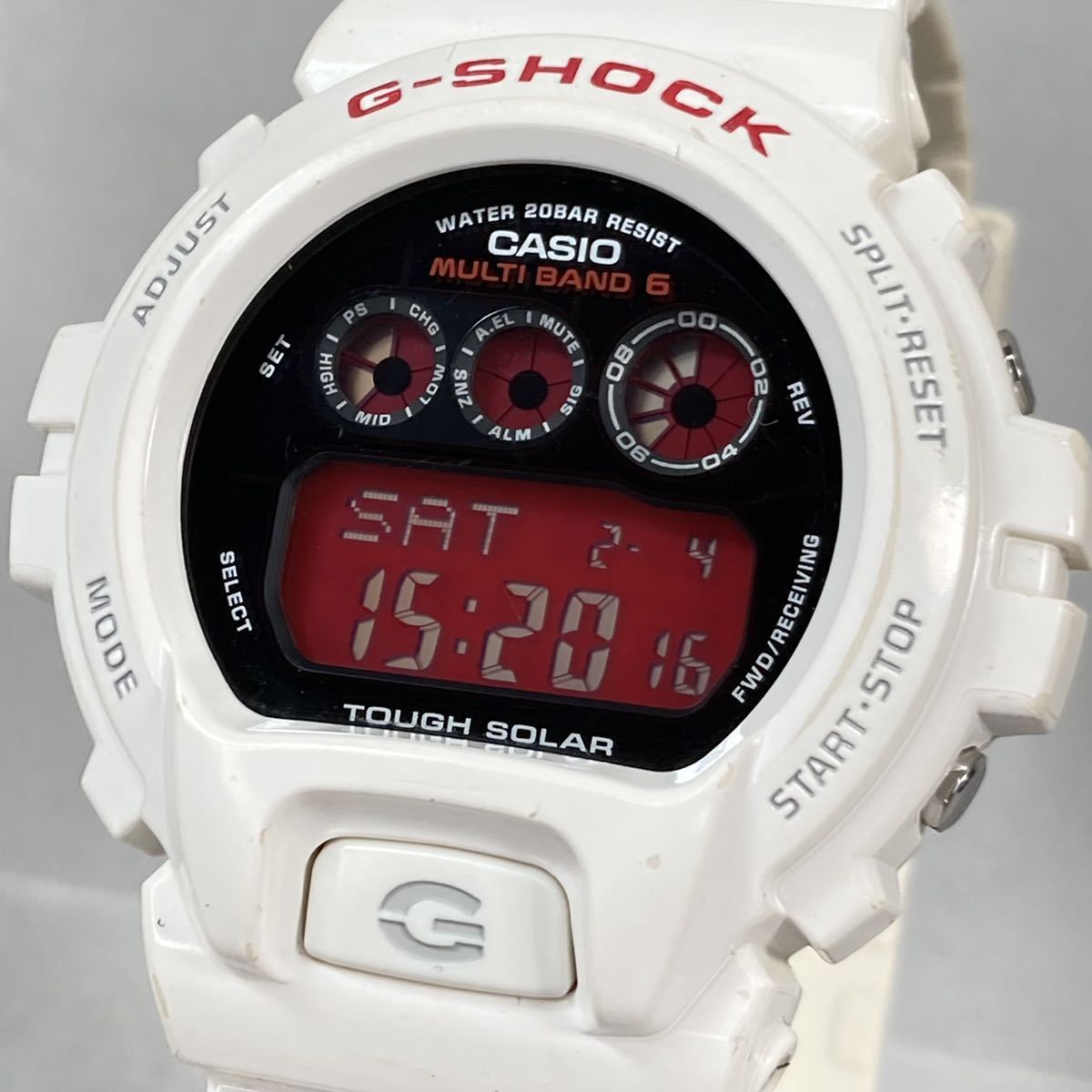 美品 希少カラー G-SHOCK GW-6900F-7JF タフソーラー 電波受信 電波 
