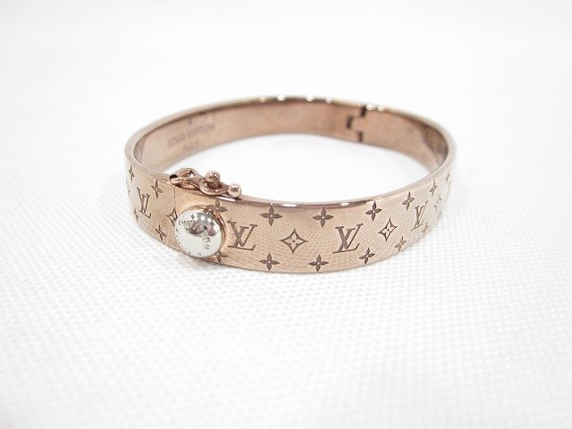 LOUIS VUITTON / ルイ・ヴィトン カフ ナノグラム バングル M00253 