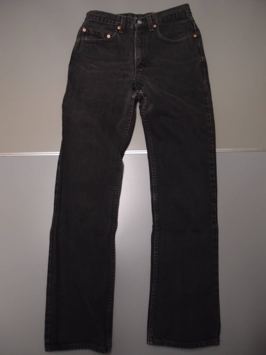  古着卸USA Levi's517 ブラックジーンズ w31 ブーツカット MADE IN USA アメリカ直輸入(W31)｜売買されたオークション情報、yahooの商品情報をアーカイブ公開 - オークファン W31