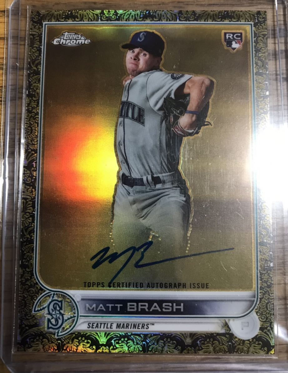 2022 mlb topps gilded collection auto Matt Brash ルーキーオート 