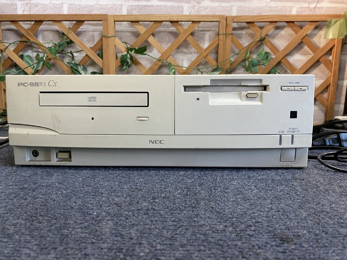 送140サイズ】NEC PC-9821Cx modelS3 486SX-33/MEM7.6MB/HDD540MB 起動