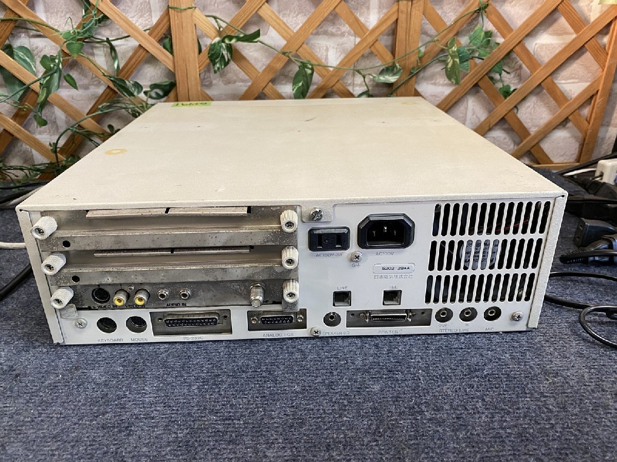 送140サイズ】NEC PC-9821Cx modelS3 486SX-33/MEM7.6MB/HDD540MB 起動