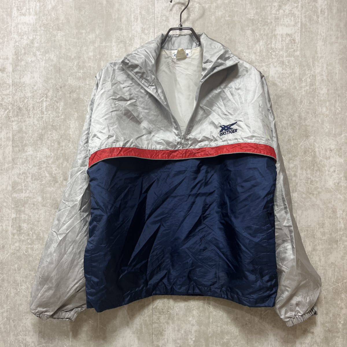 asicsTIGER アシックスタイガー 90s ハーフジップナイロンジャケット