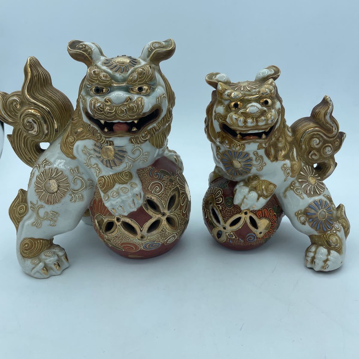 古九谷 九谷 九谷焼 獅子 魔除け 獅子唐 赤唐獅子 置物 2026年最新