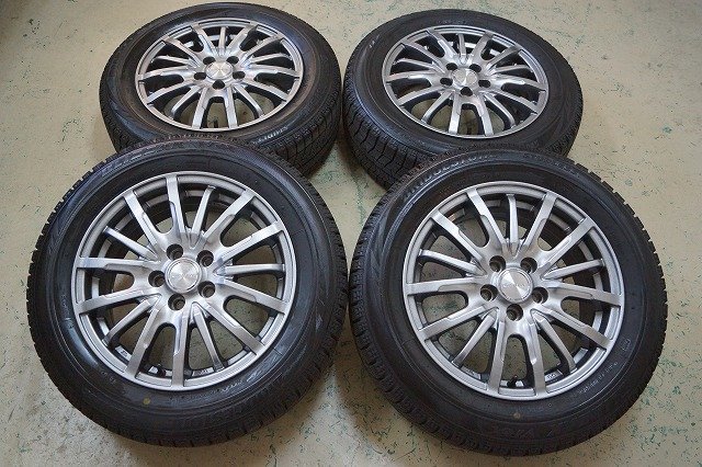 中古 SET】185/60R15 185/60-15 ブリヂストン ブリザック VRX 17年製