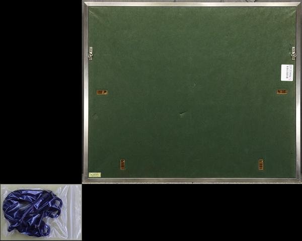 鑑定済み 真作 日本画巨匠 杉原元人画伯 豪華プラチナ箔 風景画