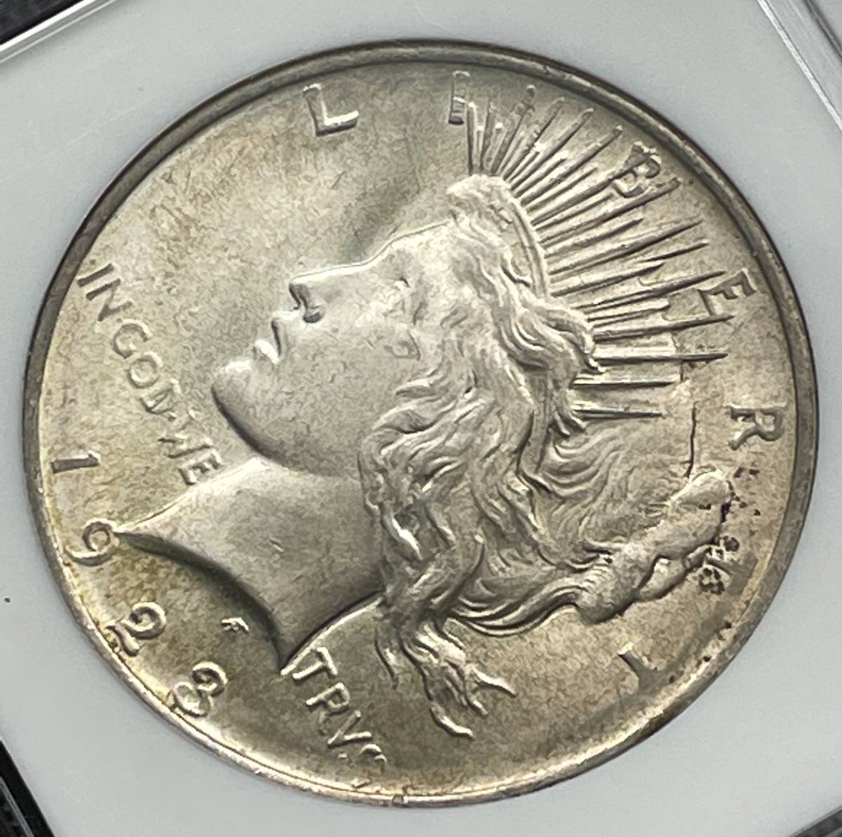 1円 高鑑定 ピースダラー 1923年 アメリカ 銀貨 1ドル NGC MS64