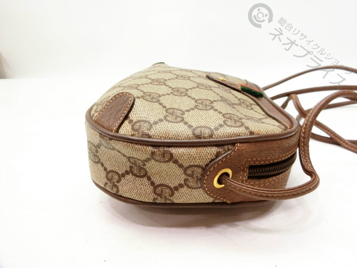 オールドグッチ シェリーライン ポシェット ショルダー GG柄 PVC