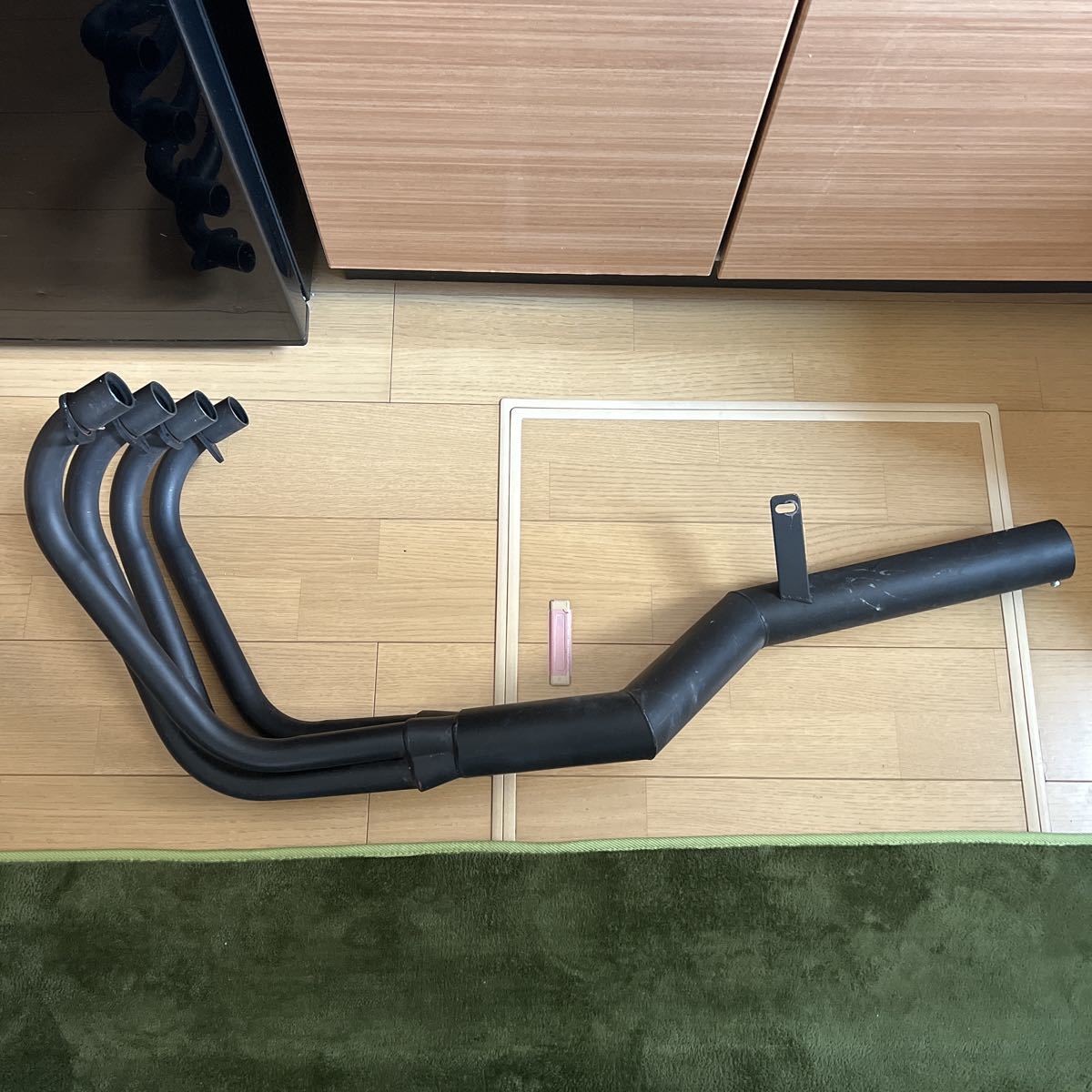 ゼファー400専用 プリティーレーシング製ショート管 検