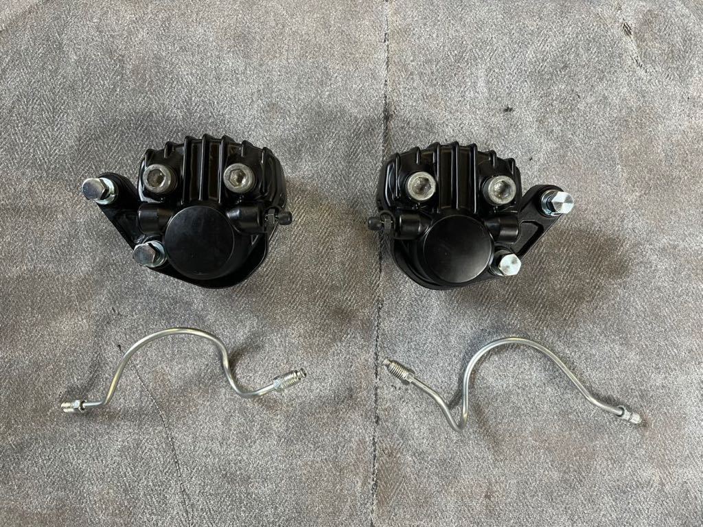 当時物 KAWASAKI 750ss 純正キャリパー ダブルディスク ポン付けセット！ オーバーホール&再塗装後 未使用品 H1 H2 Z1 Z2 1円売り切り