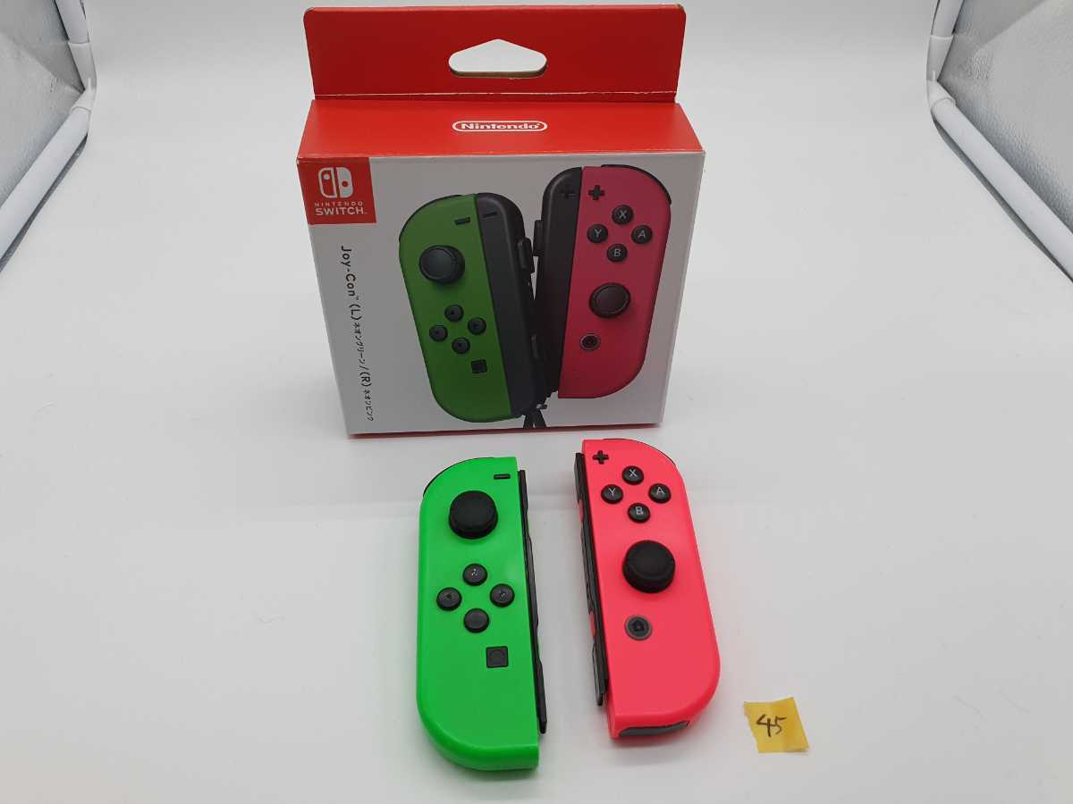 送料無料　任天堂　スプラトゥーン2カラー45　NintendoSwitch　ニンテンドースイッチ　ジョイコン　LR JOY-CON左右セットコントローラ