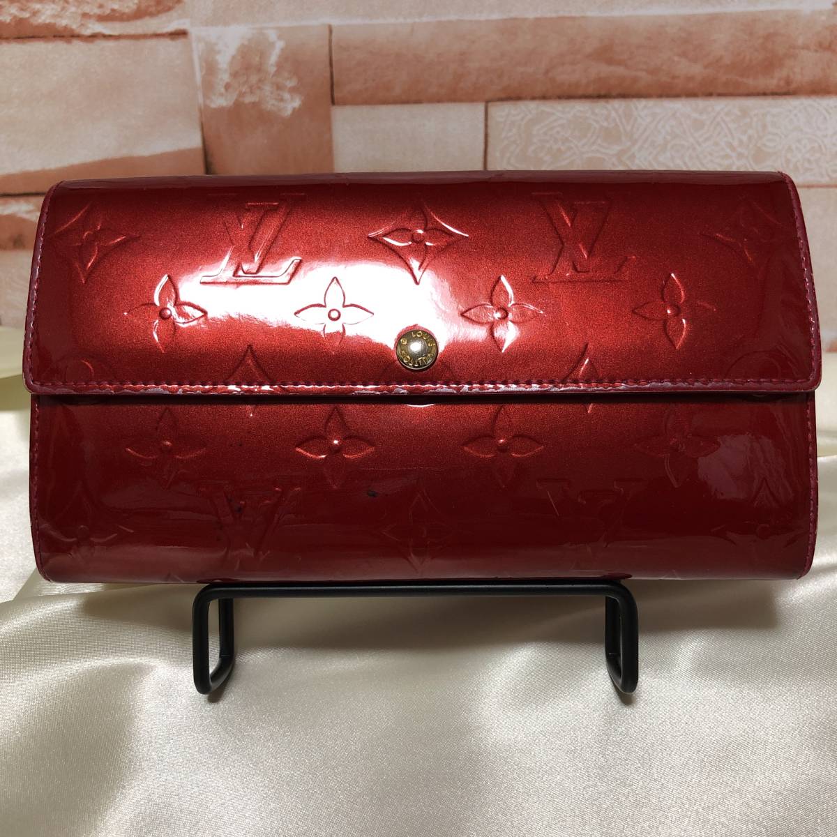 ☆美品☆正規品 ルイヴィトン モノグラム ヴェルニ ポムポムダール 長