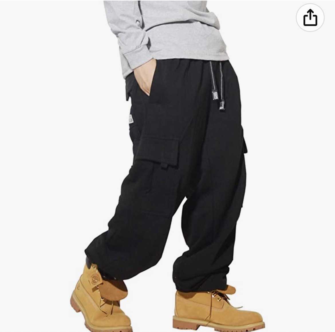 (プロクラブ) PRO CLUB　Mサイズ ヘビーウェイト カーゴパンツ スウェットパンツ スエットパンツ ゆったり 162 無地