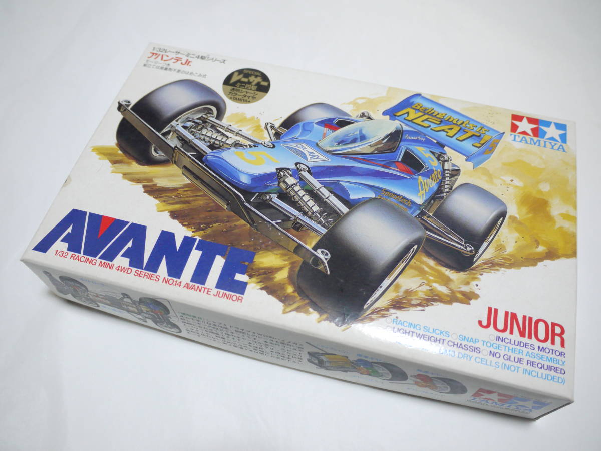 ☆未使用 タミヤ ミニ四駆 アバンテJr. レーサーミニ四駆 透明シャーシ 
